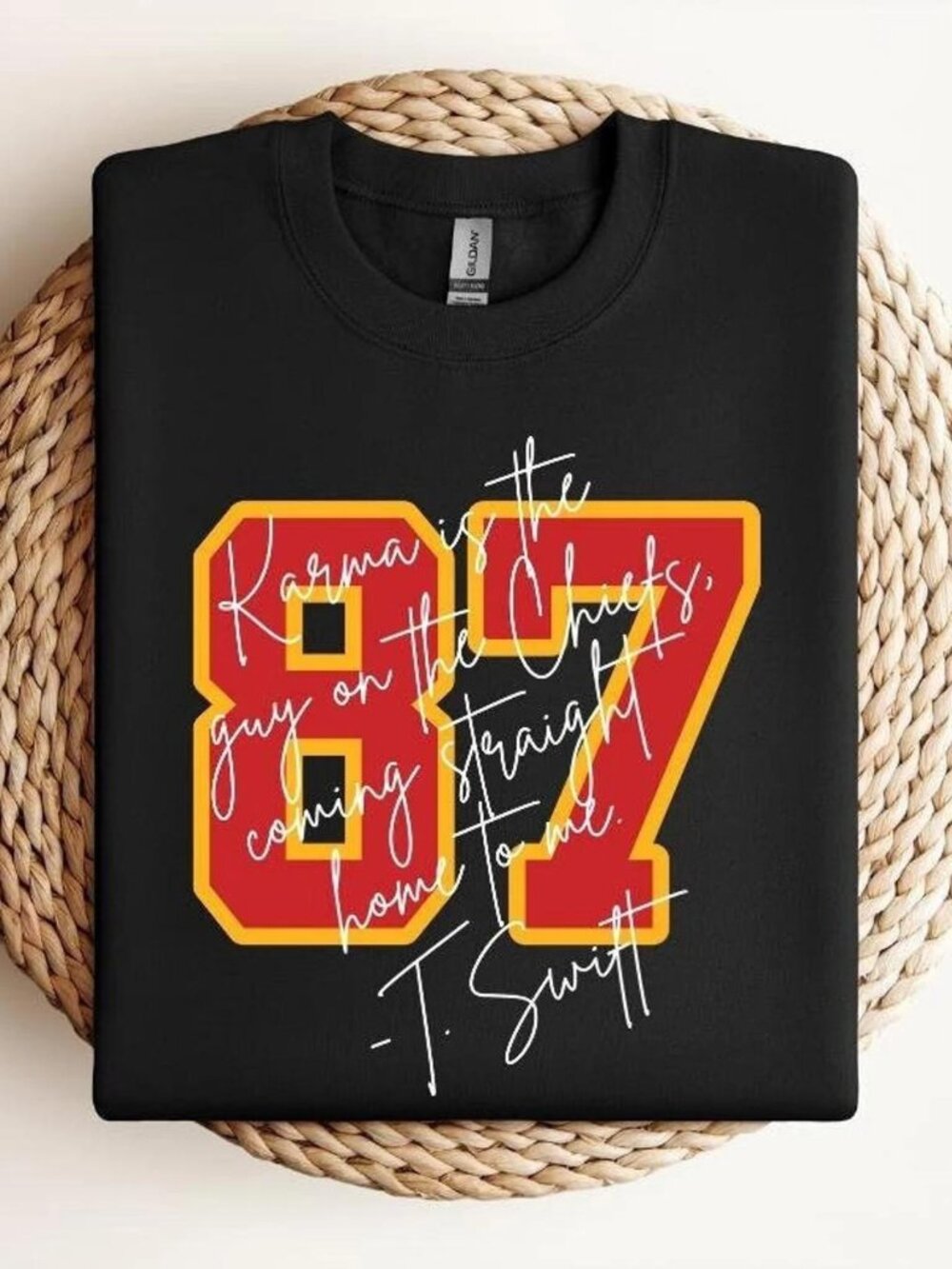 Travis Kelce Sweatshirt Karma Chiefs Football Tee